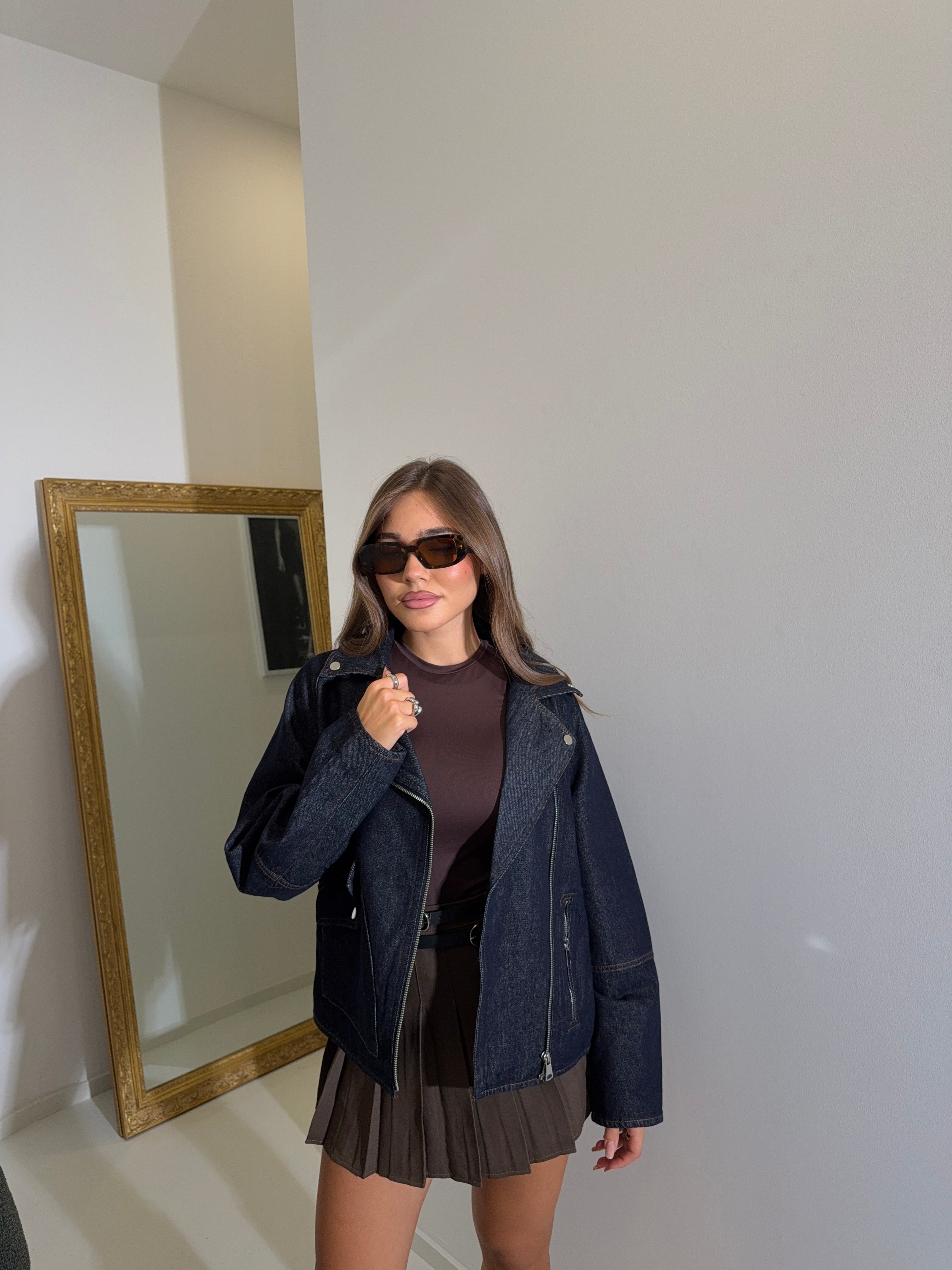 Chiodo in denim